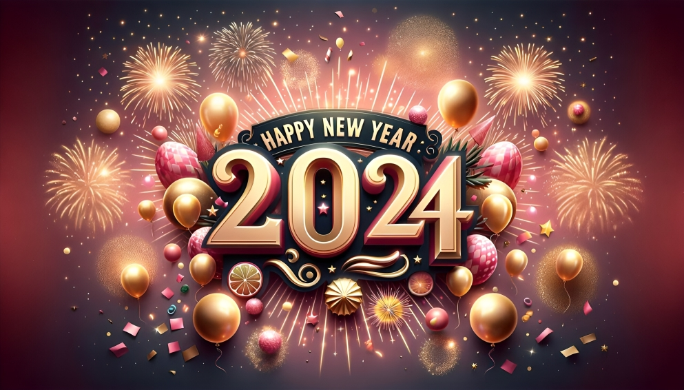 As we invite the beginning of 2024, let us embrace the commitment of fresh starts, the delight of shared festivals, and happy new year 2024 images